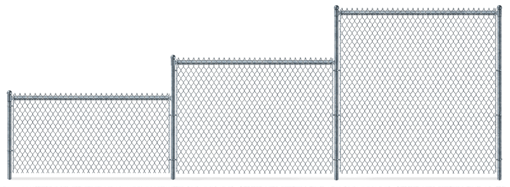 Residential Chain Link fence height options Oneida Tennessee