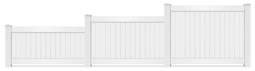 Residential Vinyl fence height options Oneida Tennessee