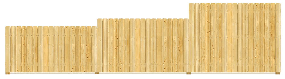 Residential Wood fence height options Oneida Tennessee